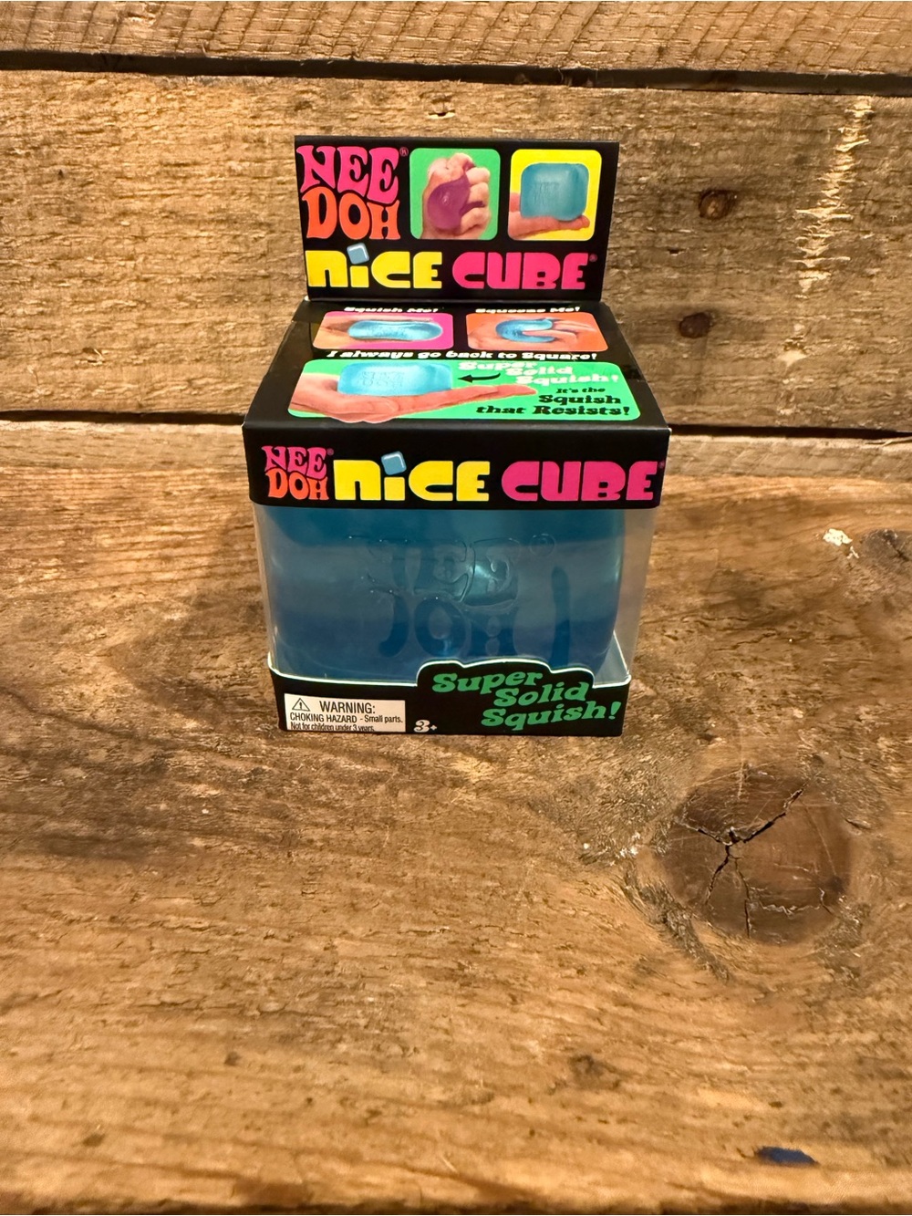 Nice Cube Kids Squishy Toy - Blue